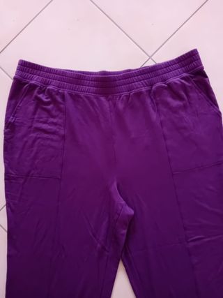 Pantaloni donna curvy Modern Soul viola