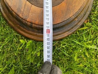 Peana antigua madera maciza