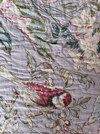 Colcha bouti floral cama matrimonio