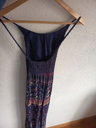 Vestido largo estampado