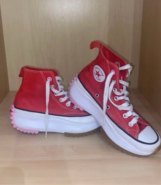 Converse Run Star Hike rojas y rosas