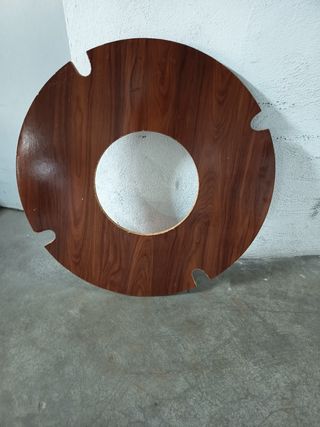 Tarima redonda para brasero 90 cm