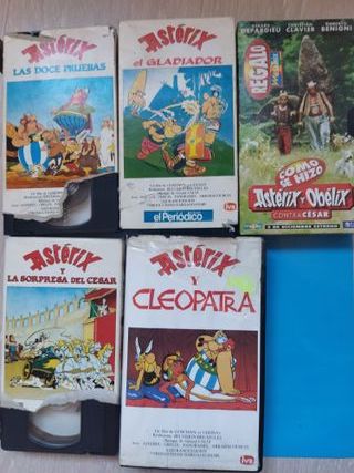 30 VHS Tintin, Mortadelo, Asterix y Disney  2 €