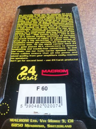 Fusibile MACROM 24 Carat F60AH