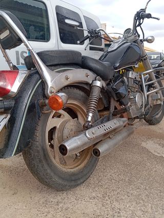 Moto Custom 125cc Negra