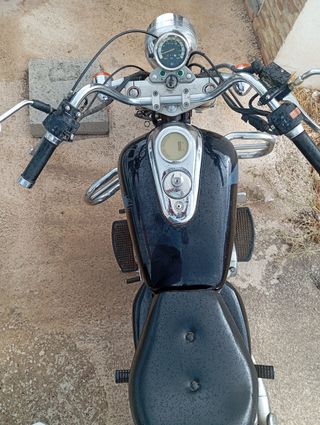 Moto Custom 125cc Negra