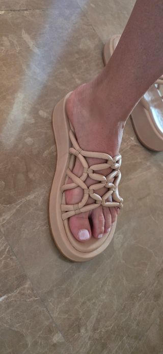 Sandalias WOND Beige