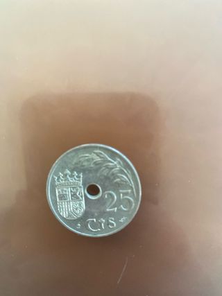 Moneda 25 Ptas 1937