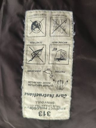 Piumino lungo donna 313 marrone