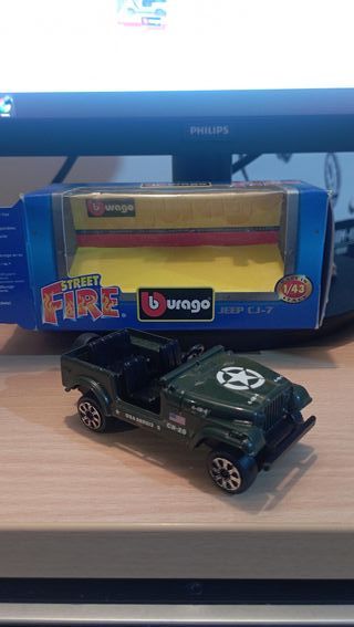 Bburago 1/43 Jeep Cj-7 cod.41505 Street Fire No Co