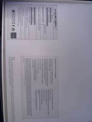 MacBook Pro Plata/Gris Espacial