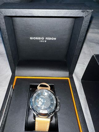 Reloj Giorgio Fedon Automático Negro y Marrón