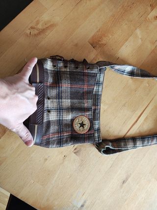 Bolso bandolera Converse cuadros