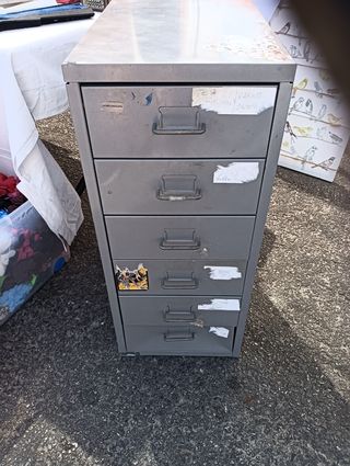Cajonera Metálica Gris IKEA