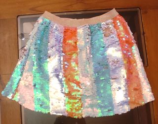 Falda de lentejuelas para niña