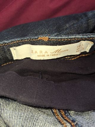Pantalón premamá vaquero azul