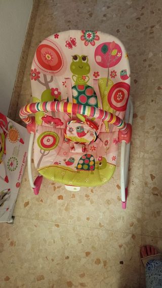 Hamaca Bebé Bright Starts Raspberry Garden