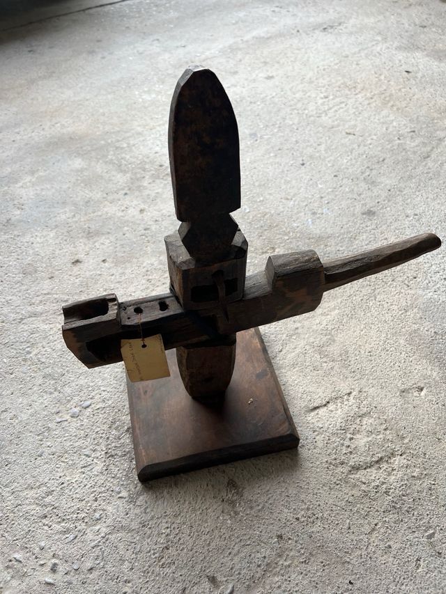 Cerradura Banbara Arte Africano Madera