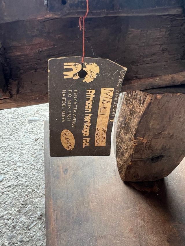 Cerradura Banbara Arte Africano Madera