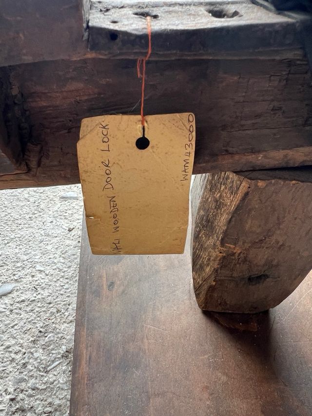 Cerradura Banbara Arte Africano Madera