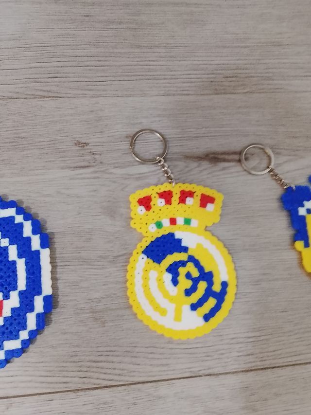Escudos de fútbol perler beads