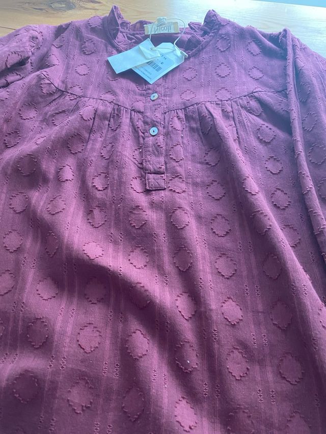 Vestido Nicolí buganvilla talla 14