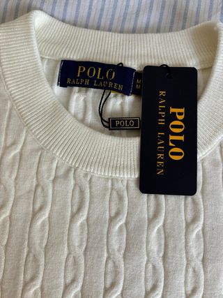 Maglione Polo Ralph Lauren Bianco Taglia M