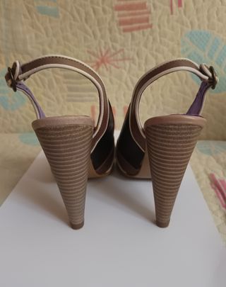 Zapatos Bata Piel Tono Marrón Talla 36
