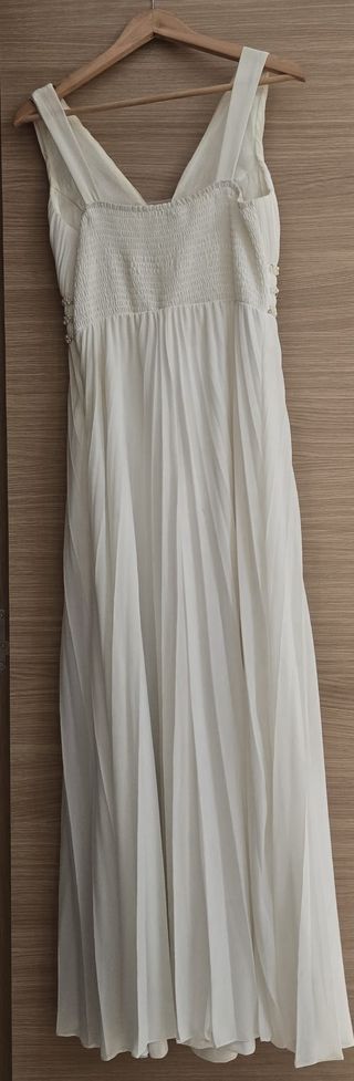 Vestido de fiesta o novia blanco talla L