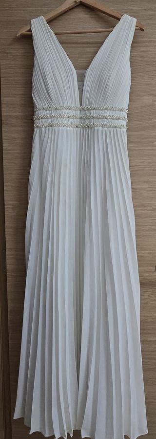 Vestido de fiesta o novia blanco talla L