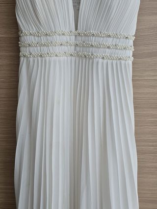 Vestido de fiesta o novia blanco talla L