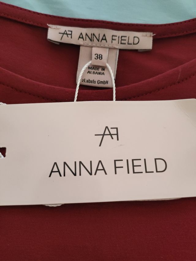 Maglietta Anna Field Taglia 38 Rosso melograno