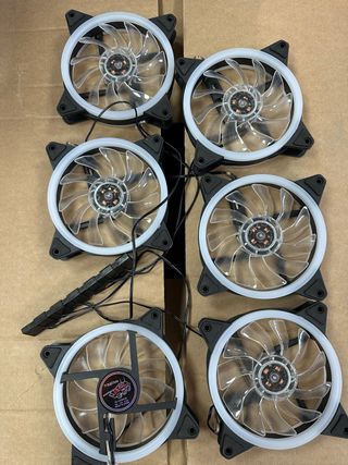 6 Ventiladores TY Electron RGB#200356