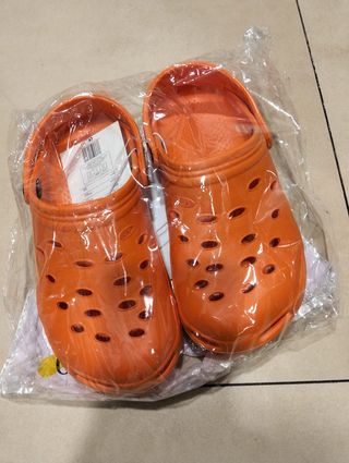 Zuecos Naranja Talla 36