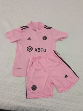 Conjunto Inter Miami Adidas Rosa Talla M