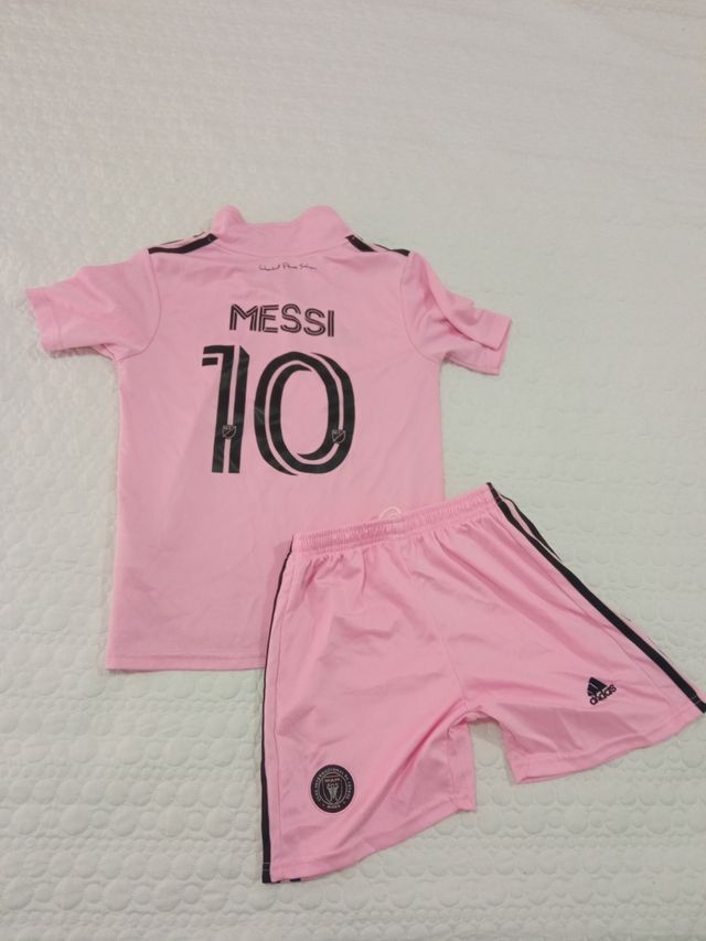 Conjunto Inter Miami Adidas Rosa Talla M