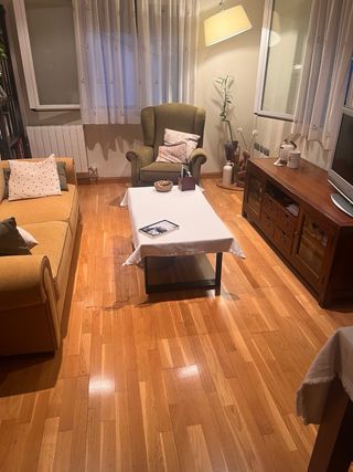 Mesa de centro elevable hierro y madera