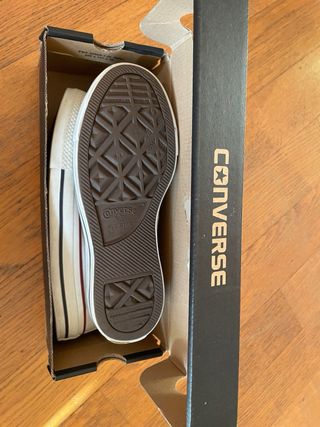 Converse All Star bianche alte Tg 38