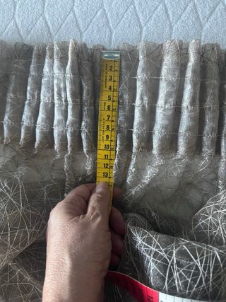 Tenda organza misto seta oro/beige