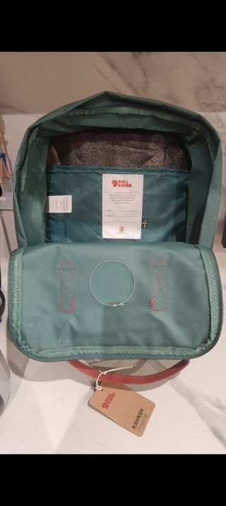 Mochila kankën Verde y granate 