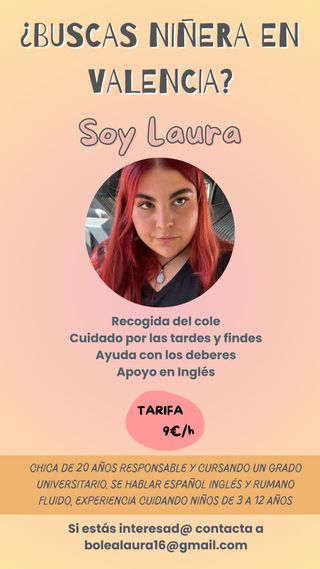 Niñera en Valencia