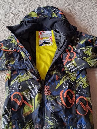 Chaqueta esquí Quiksilver estampada Talla 14