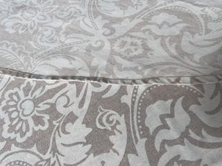 Manteles Mesa Redonda 80-90cm Tela Gris/Teal