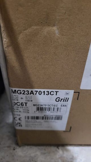 Microondas Integrable Samsung 23L 800W Inox NUEVO