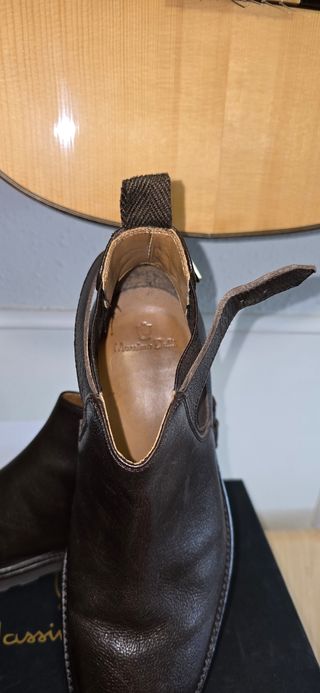 Botines Chelsea Massimo Dutti Marrones