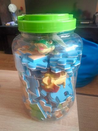 Puzzle blando con animales