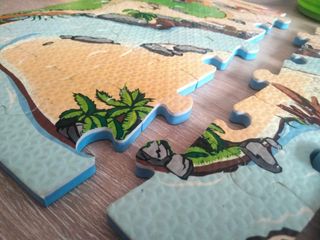 Puzzle blando con animales