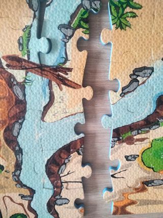 Puzzle blando con animales
