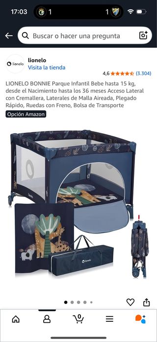 Parque infantil Lionelo Bonnie