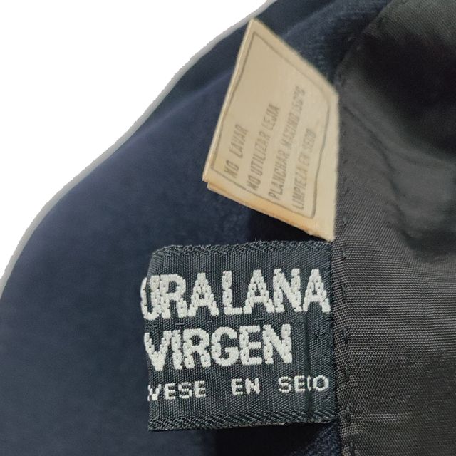 Guy Laroche/ Vintage Blazer cruzada lana virgen 50